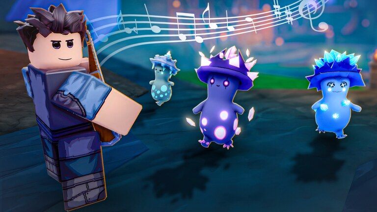 SCROOMS mushroom creatures and musical forest artwork